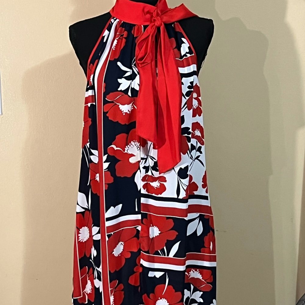 Stylist  red asymmetry Top size medium